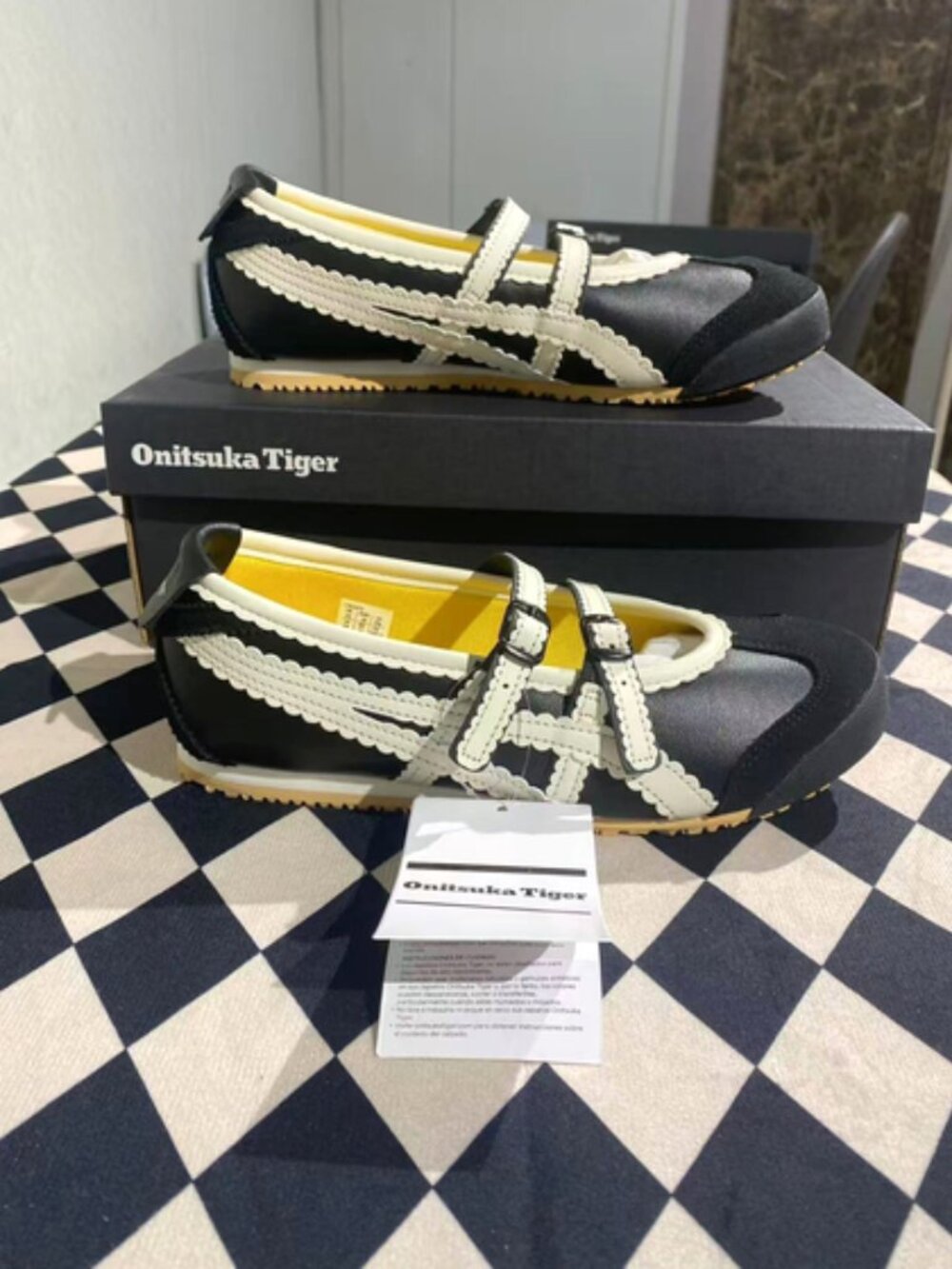 🔥 Onitsuka Tiger Mexico 66 Ballet Shoes | Black White | Women | Low Profile Sli